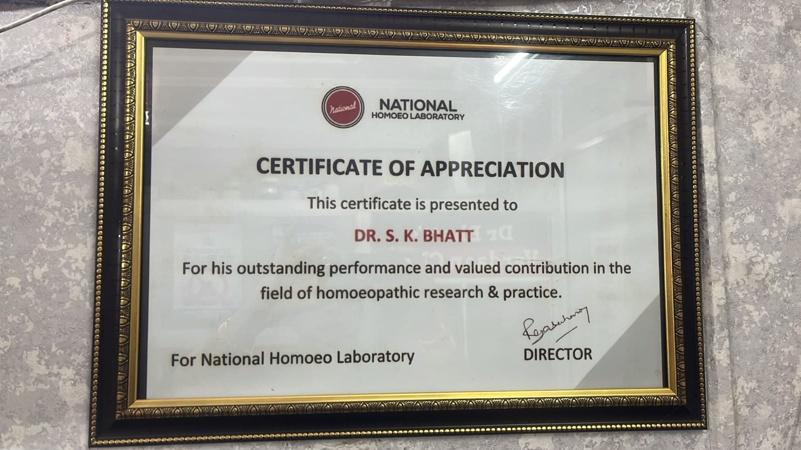 certificate of excellence